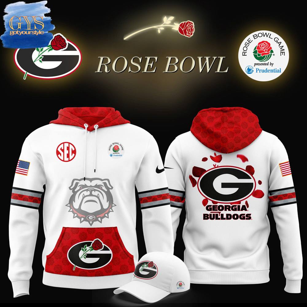 Georgia Bulldogs Rose Bowl Game Limited Edition Hoodie 1