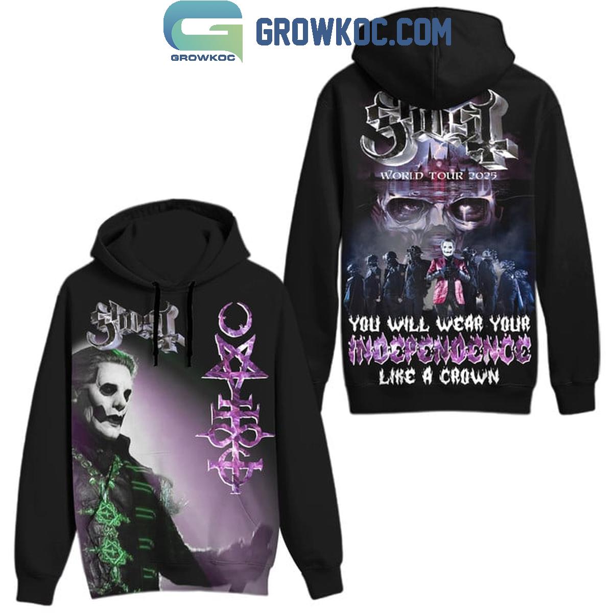 Ghost World Tour 2025 Crown Of Independence 2024 Hoodie T Shirt 1 JEsdD