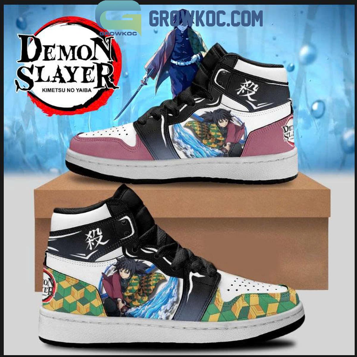 Giyu Tomioka Demon Slayer Air Jordan 1 Shoes 1 aORvH