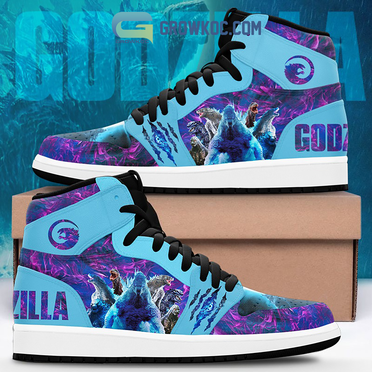 Godzilla 70 Years Of The Memories1954 2024 Air Jordan 1 Shoes2B1 tgIOJ