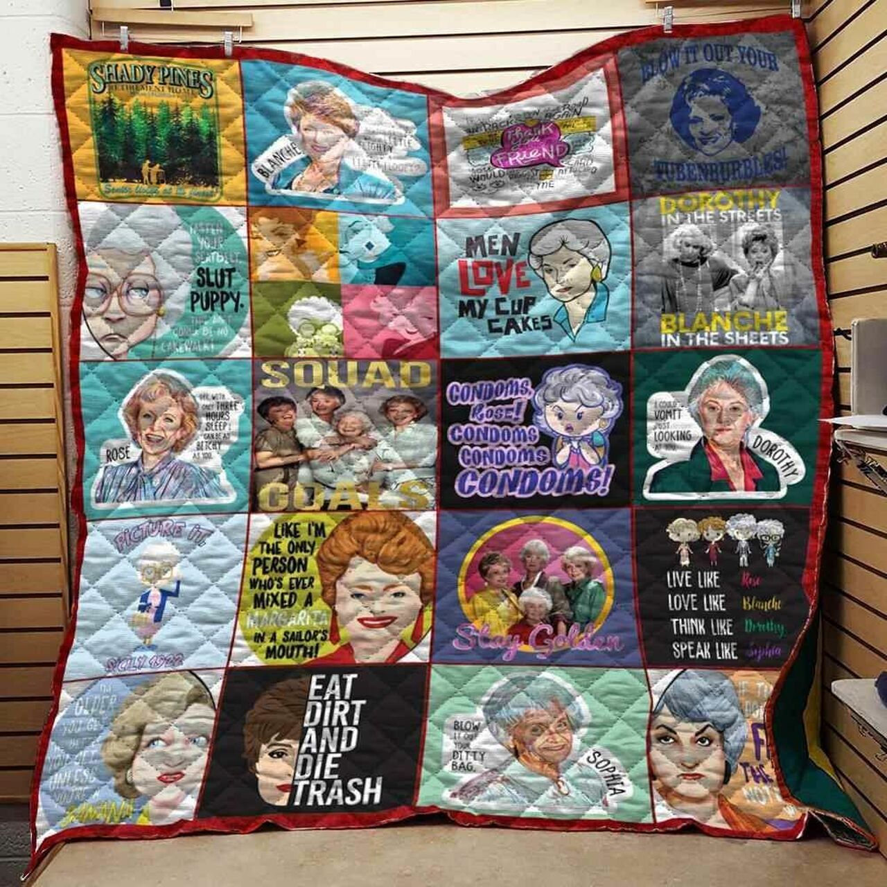 Golden Girls Quote Personalized Blanket Quilt Bedding Set Ideal Gifts for Family 0