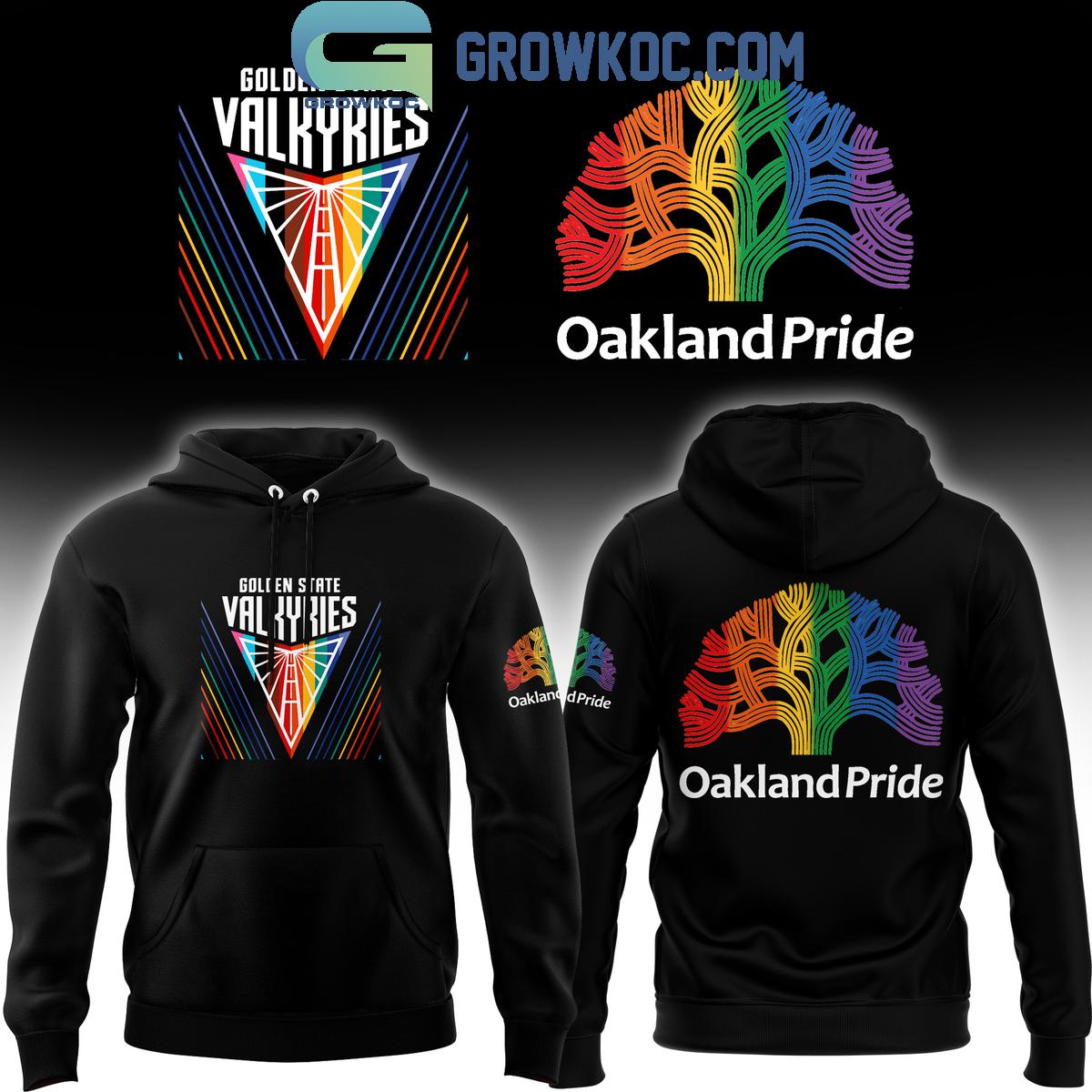 Golden State Valkyries Black Edition Oakland Pride Hoodie T Shirt 1 qXBdU