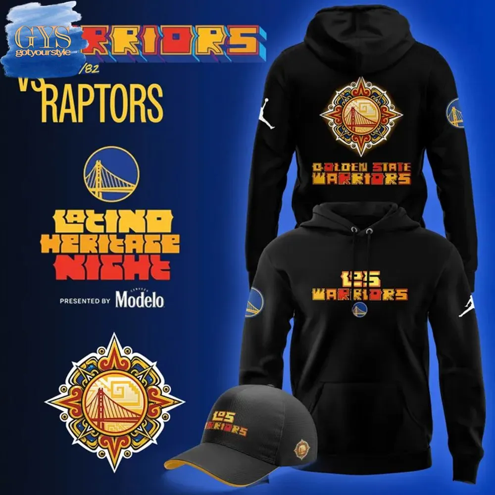 Golden State Warriors 2025 Latino Heritage Night Limited Premium Hoodie 1