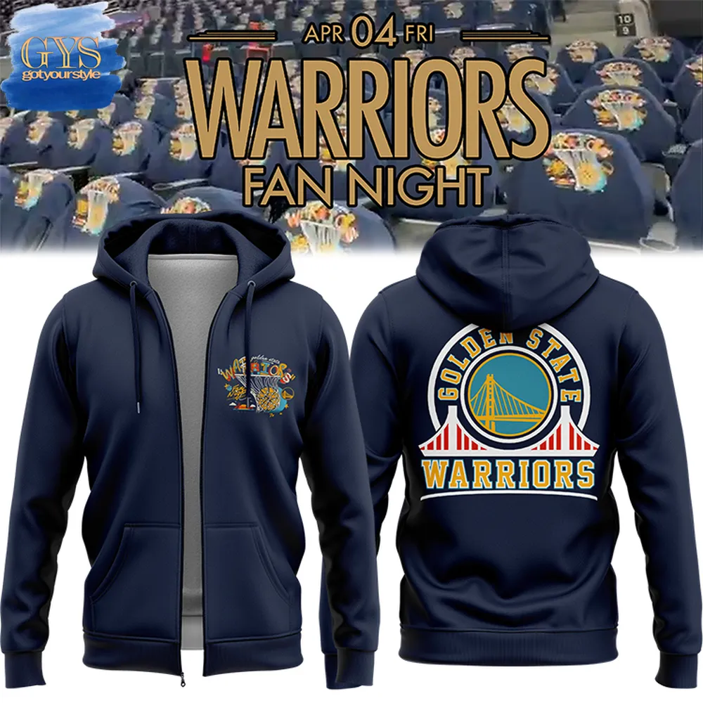Golden State Warriors Fan Night Limited Edition Zip Hoodie 1
