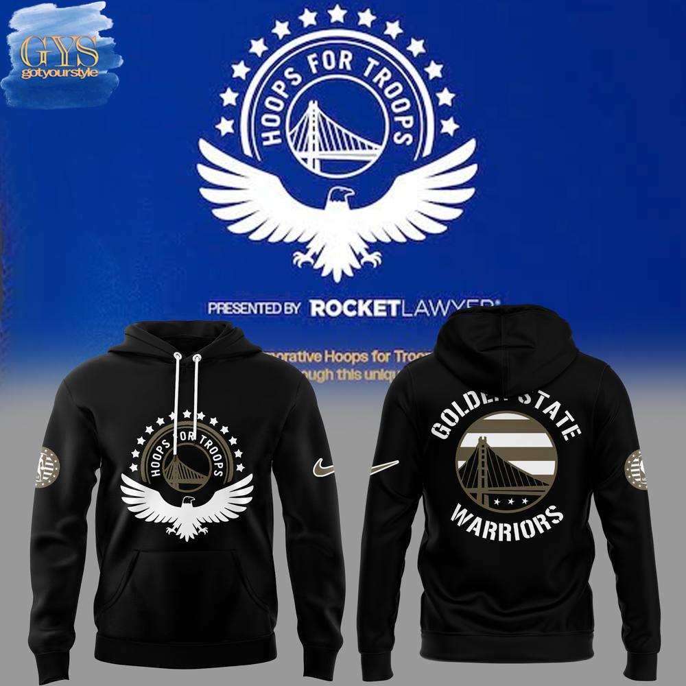 Golden State Warriors Hoops For Troops Special Edition Hoodie 1
