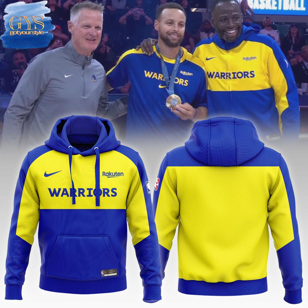 Golden State Warriors Team Warm Up Hoodie 1