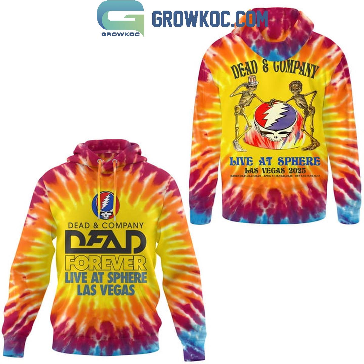 Grateful Dead Dead And Company Dead Forever Live At Sphere Las Vegas Hoodie T Shirt 1 KaAHw