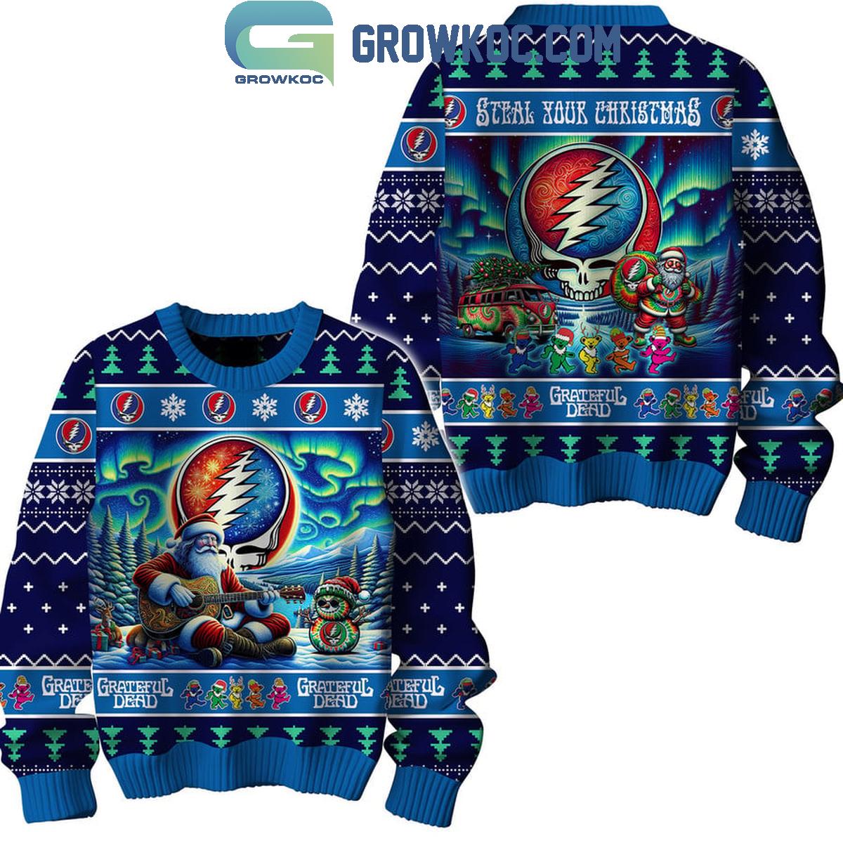 Grateful Dead Steal Your Christmas 2024 Ugly Sweater 1 9owcw
