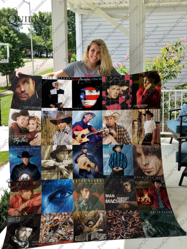 Greatest Hit Garth Brooks Combined Quilt Blanket 0