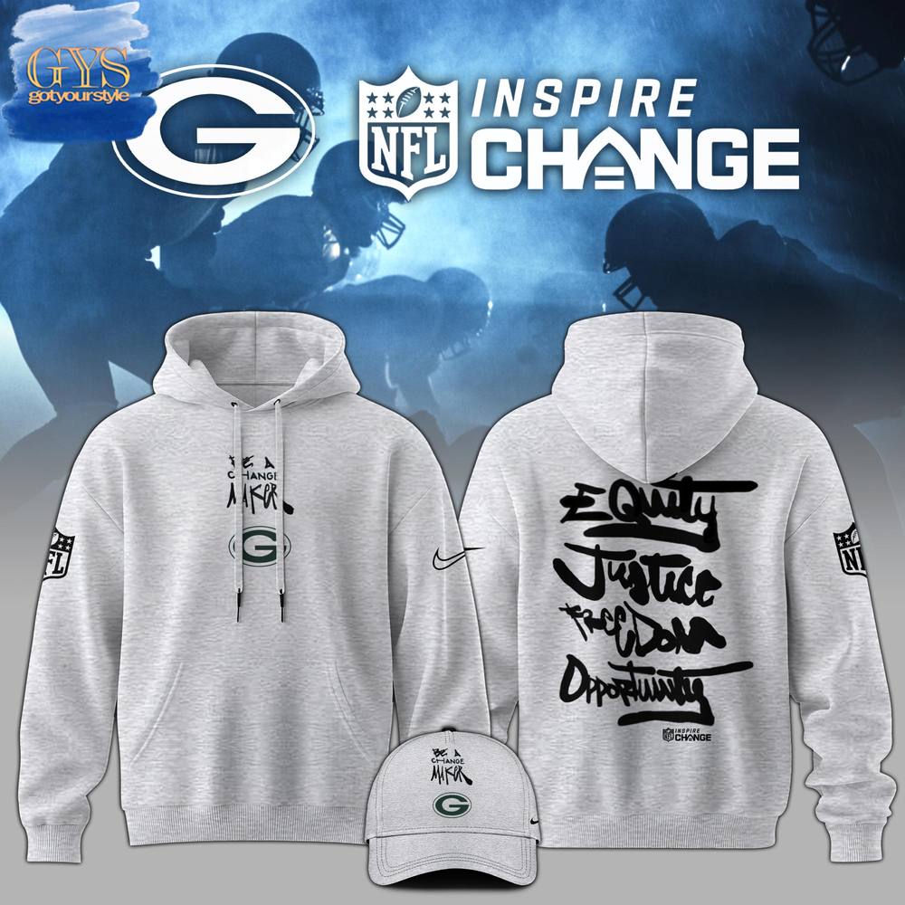 Green Bay Packers NFL Be A Change Maker Hoodie 1