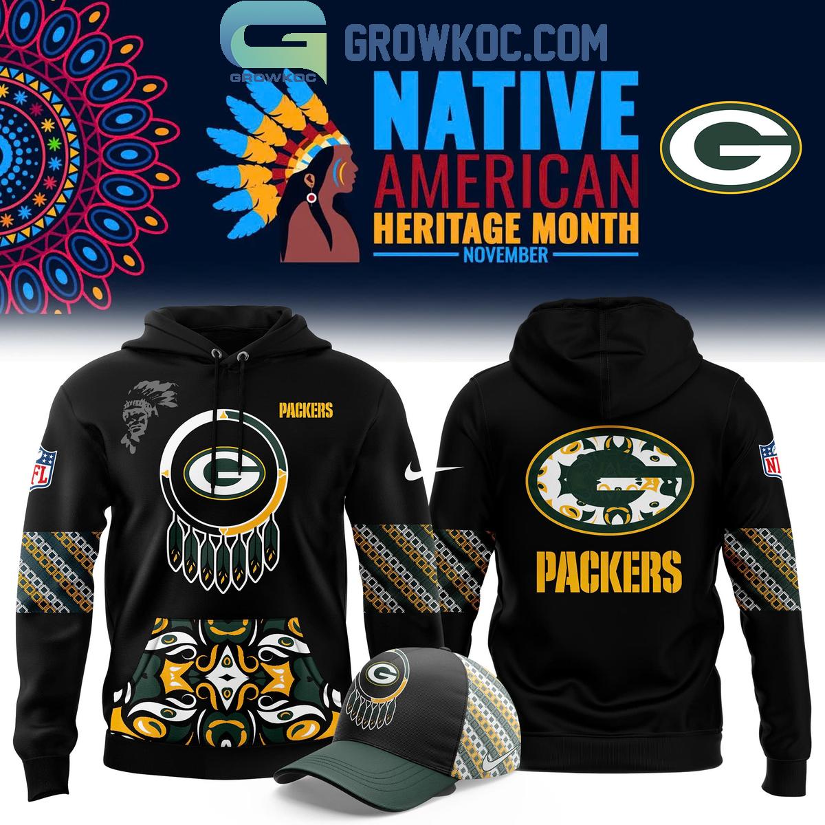 Green Bay Packers November 2024 Native American Heritage Month Hoodie T Shirt 1 rKXUj