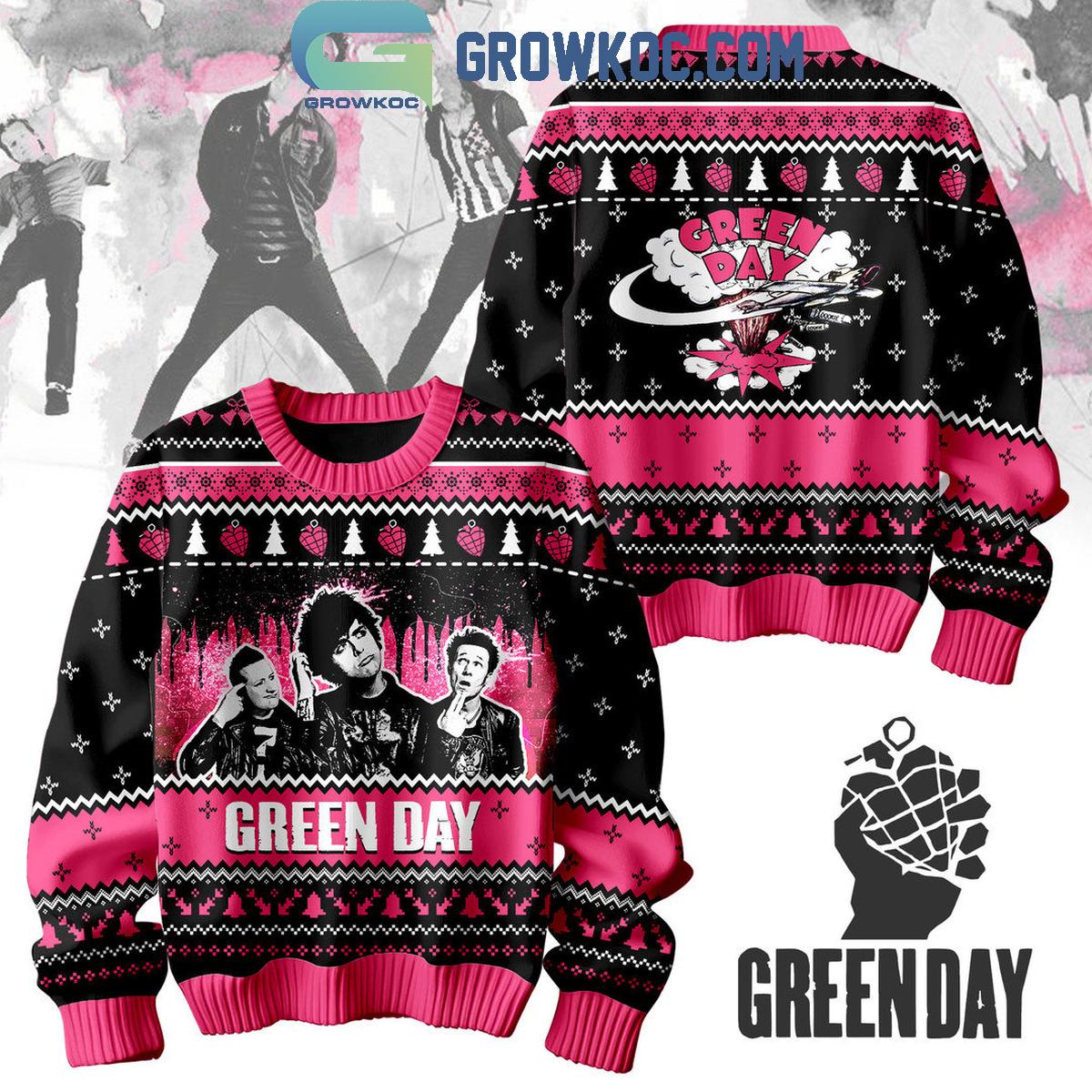 Green Day American Idiots 2024 Christmas Ugly Sweater 1 eyunS