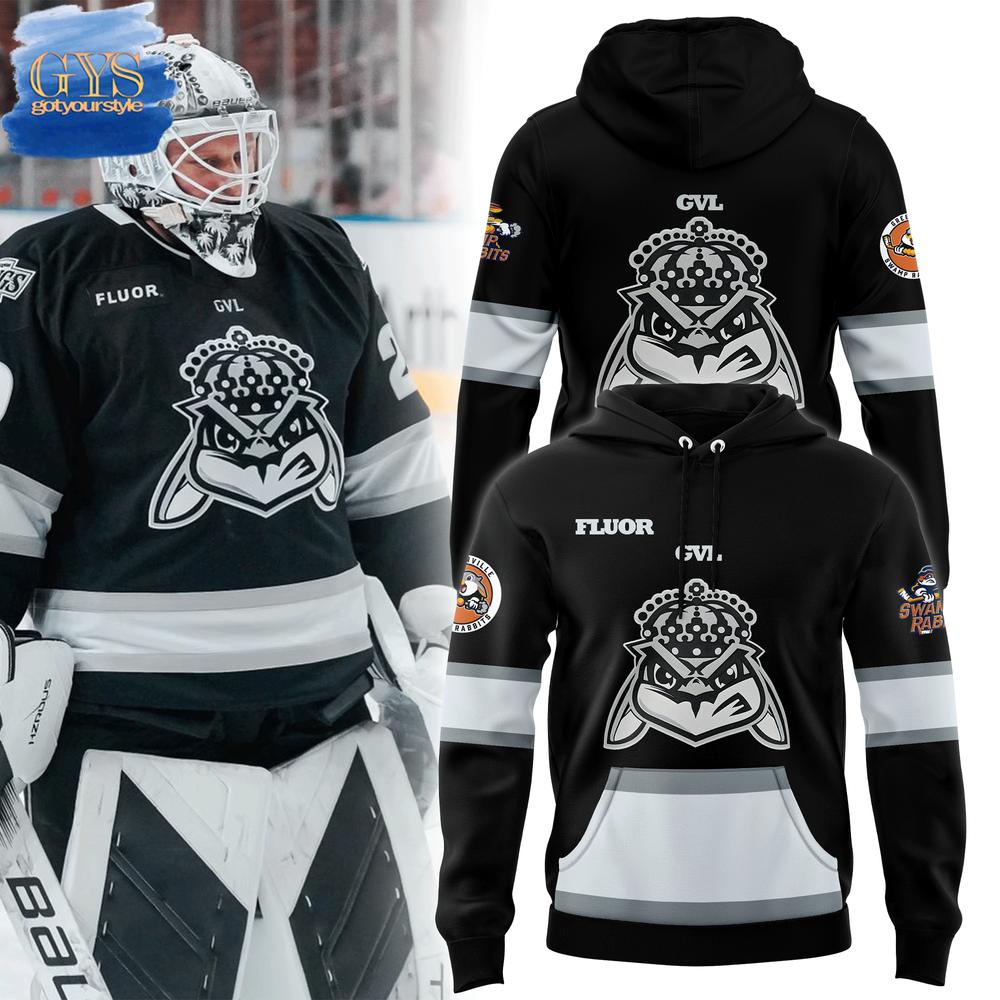 Greenville Swamp Rabbits x LA Kings x Ontario Reign Limited Exclusive Hoodie 1
