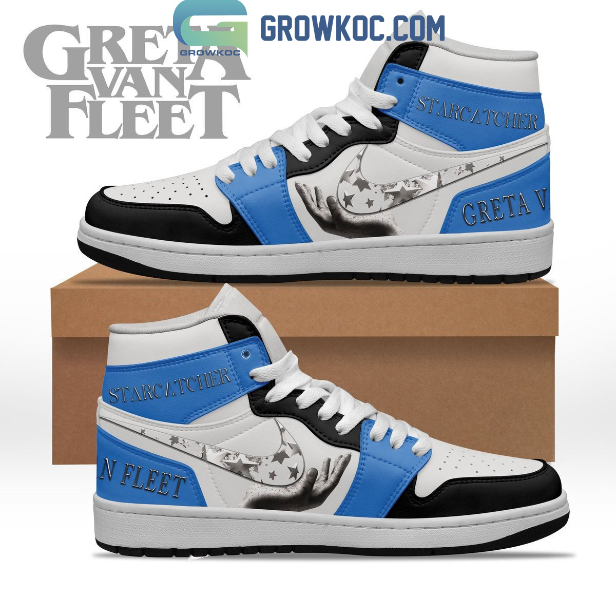 Greta Van Fleet Starcatcher Air Jordan 1 Shoes2B1 Z4GLh