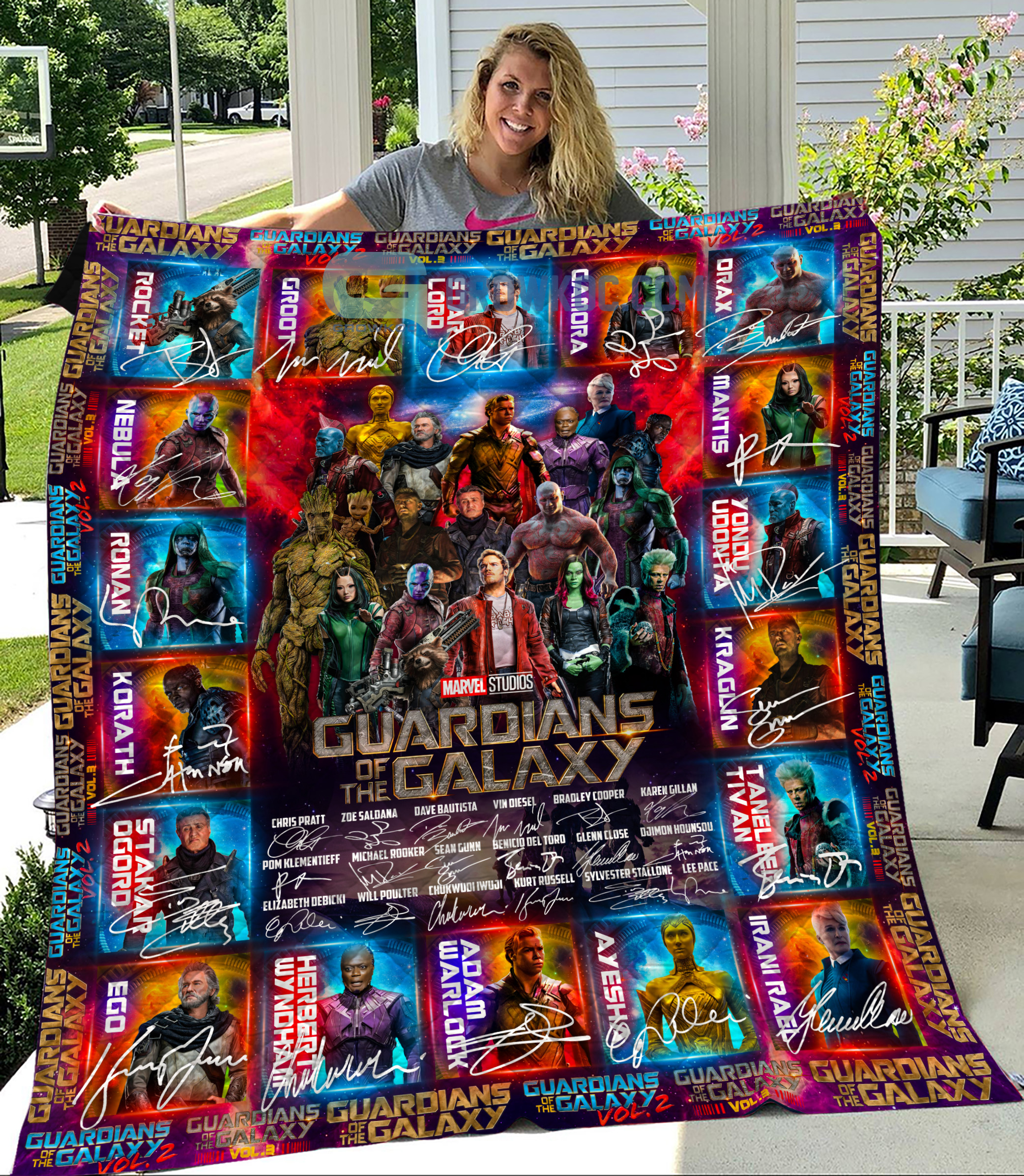 Guardians2Bof2Bthe2BGalaxy2BSuperhero2BMarvel2BStudios2BFleece2BBlanket2BQuilt2B1 MMN1A