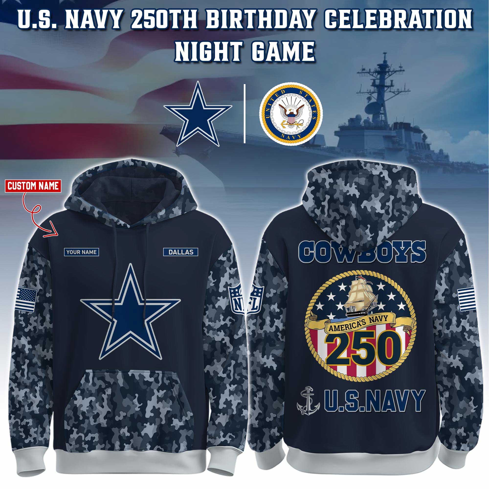 HD navy NFLK 74