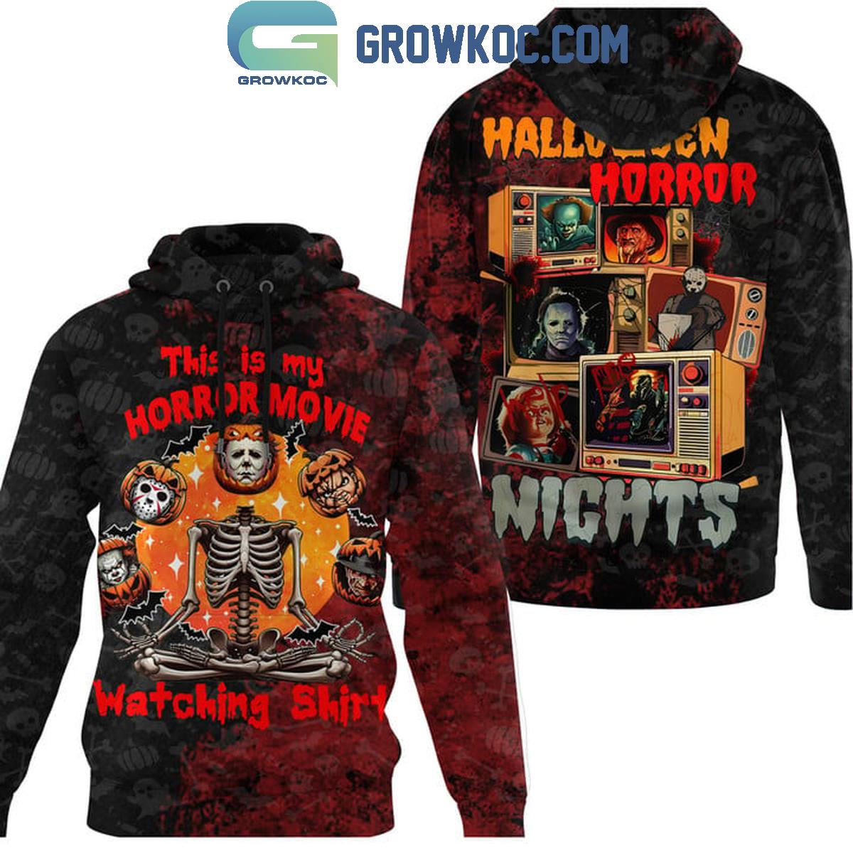 Halloween Horror Nights This Is My Horror Movie Watching Hoodie T Shirt 1 NZoQx
