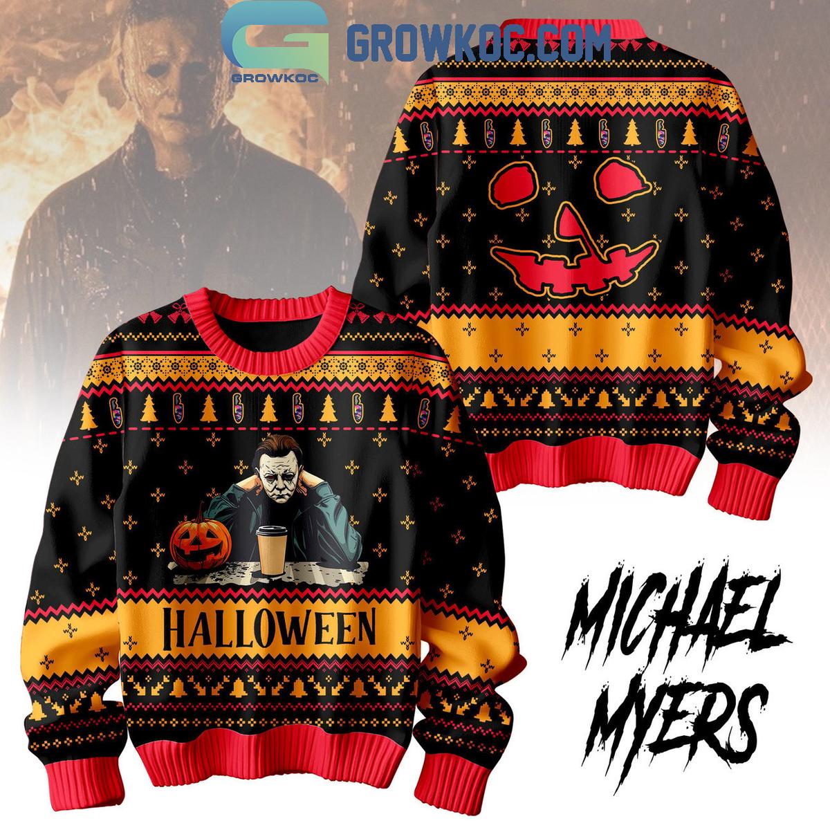 Halloween Michael Myers Horror Movie 2024 Best Fan Christmas Ugly Sweater 1 JMMq4