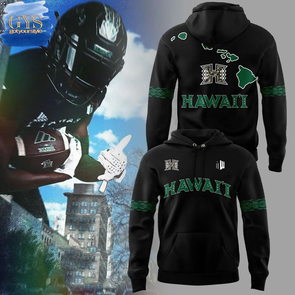 Hawaii Rainbow Warriors Military Night Limited Edition Hoodie 1