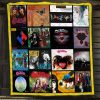 Heart Rock Band Albums Quilt Blanket Rock Music Lovers Gift 0