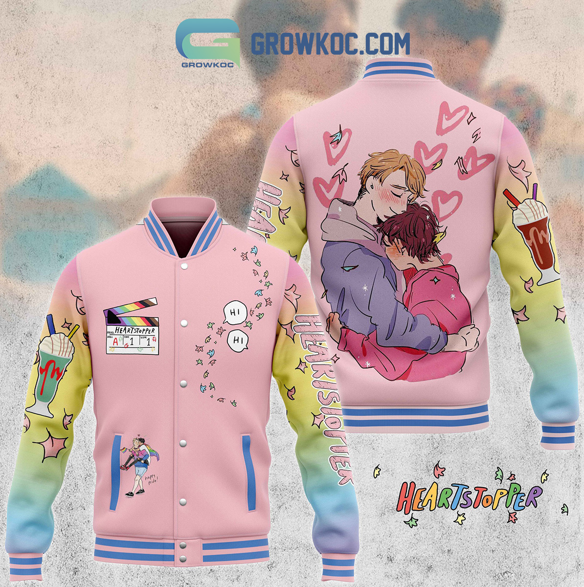 Heartstopper Hi Hi Series Baseball Jacket2B1 G0E0f