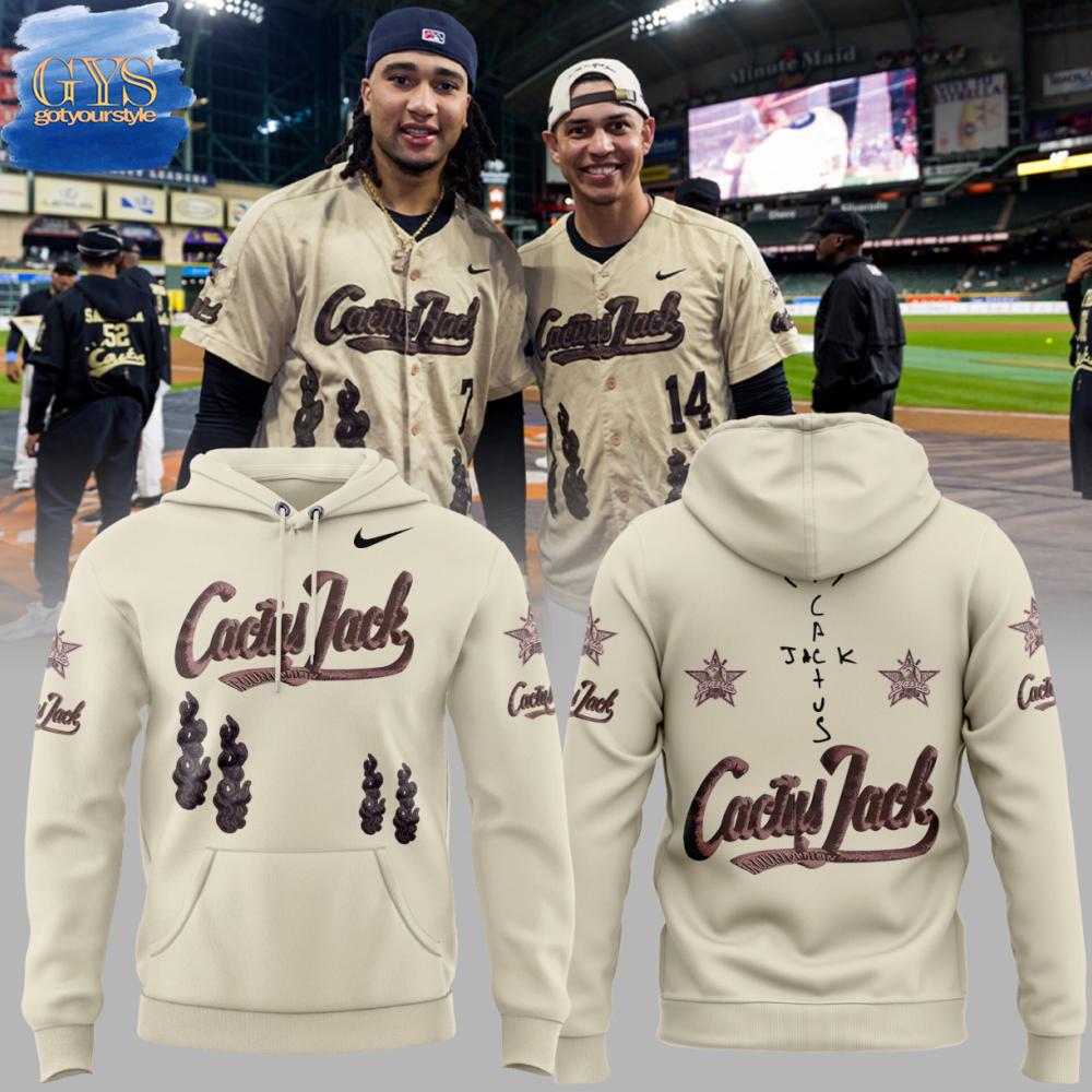 Houstom Astros Cactus Jack HBCU Limited Edition Hoodie 2025 1