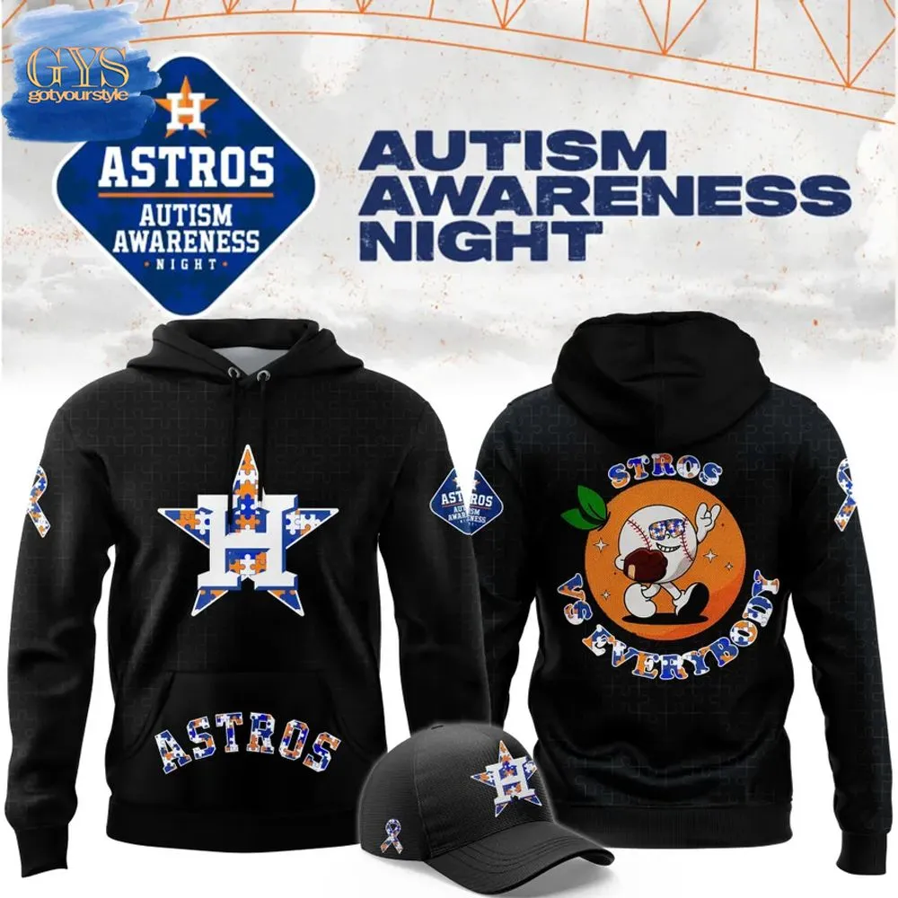 Houston Astros Autism Awareness Night Limited Edition Hoodie 2025 1