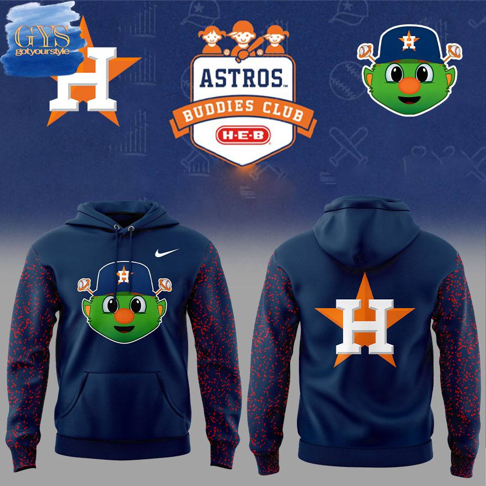 Houston Astros Buddies Club Hoodie 1