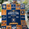 Houston Astros EST 1962 Im A Proud Astros Fan Fleece Blanket Quilt2B1 oZTdv