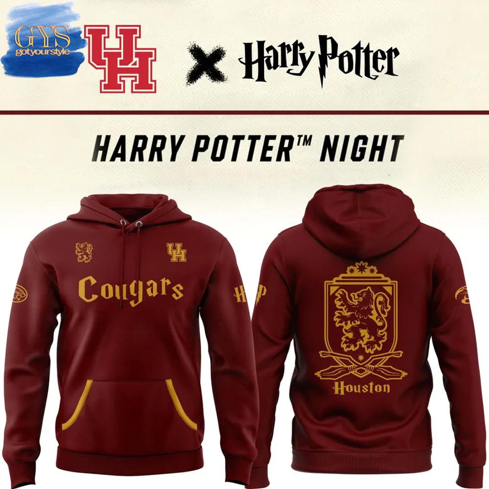 Houston Cougars Harry Potter Night Limited Edition Hoodie 1