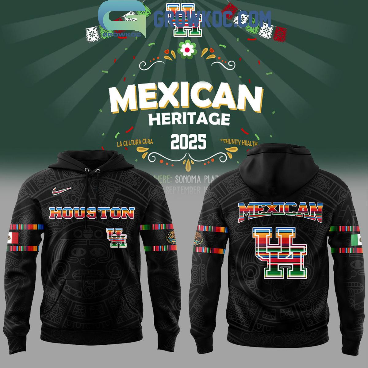 Houston Cougars Mexican Heritage Night 2025 Hoodie Shirt 1 6xJuF