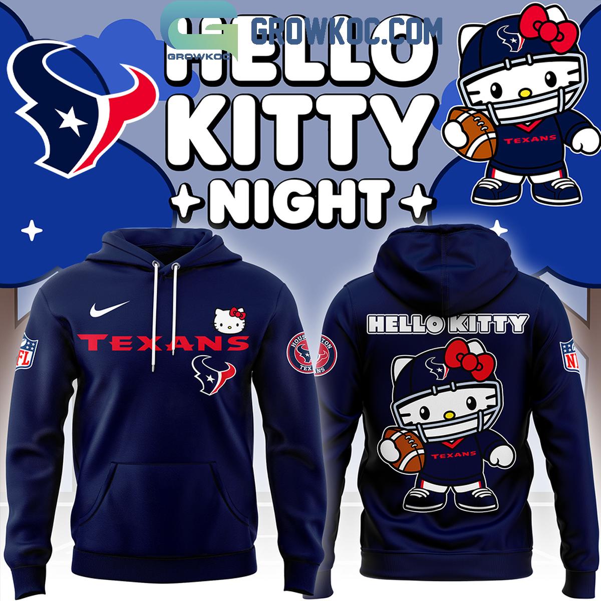 Houston Texans 2024 Hello Kitty Football Gameday Ready Hoodie T Shirt 1 fHvow