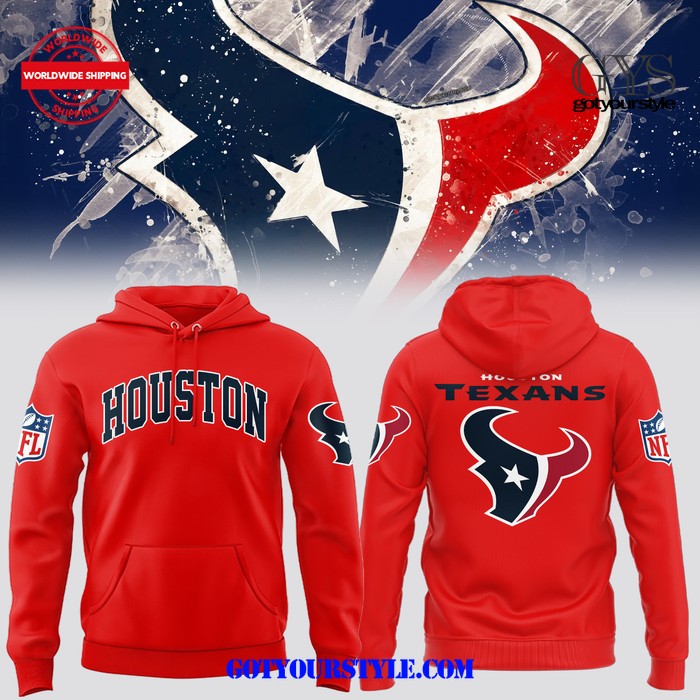 Houston Texans 2024 NFL Limited Edition Red Hoodie 1