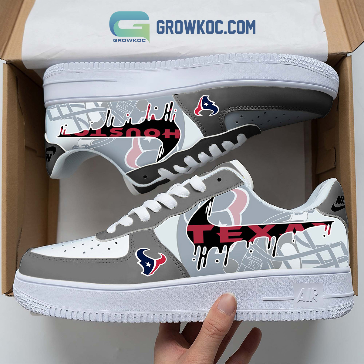 Houston Texans Team Logo Fan Air Force 1 Shoes2B1 HKDS9