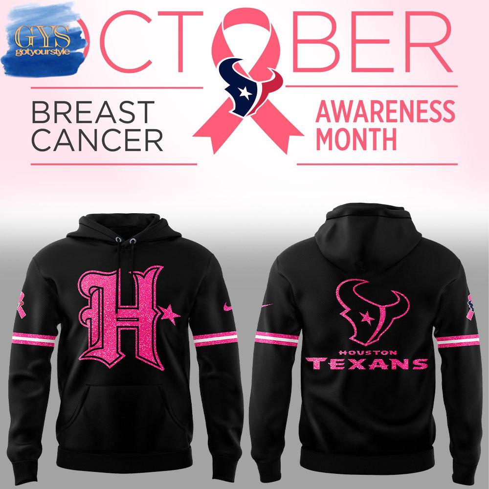 Houston Texans x Breast Cancer Awareness Month 2024 Hoodie 1