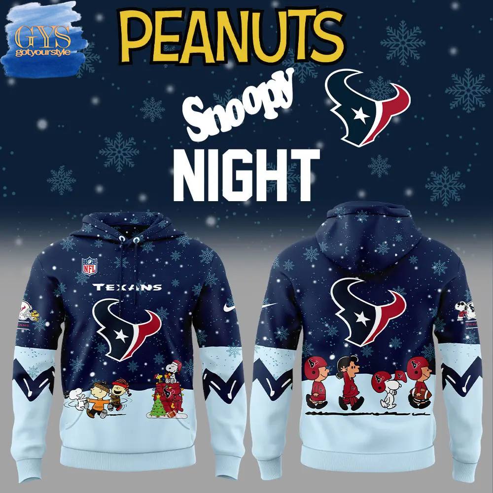 Houston Texans x Peanuts And Snoopy Limited Edition Hoodie 1