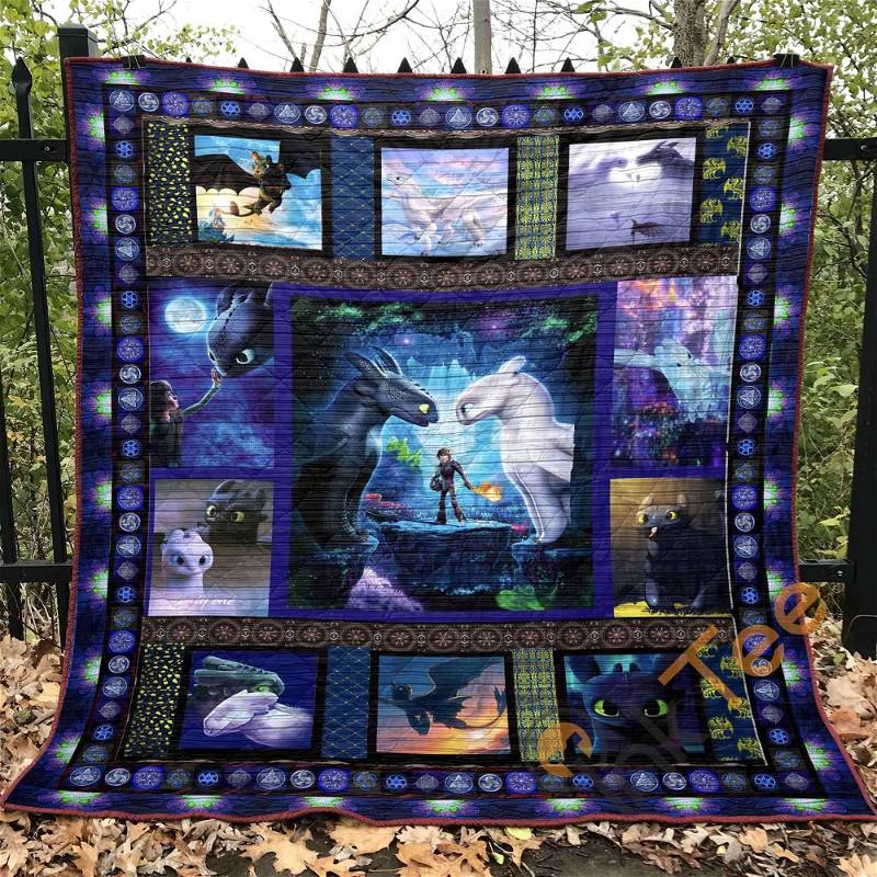 How To Train Your Dragon Quilt Blanket Bedding Set With Pilliwcase Option 0