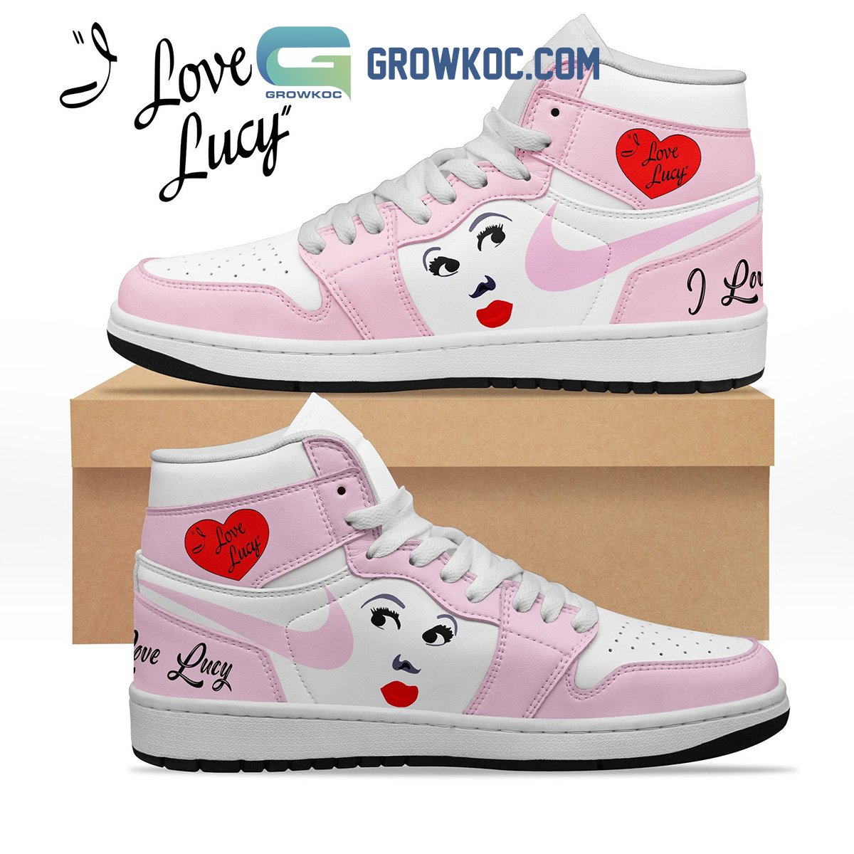 I Love Lucy Fan Air Jordan 1 Shoe2B1 SBh8F