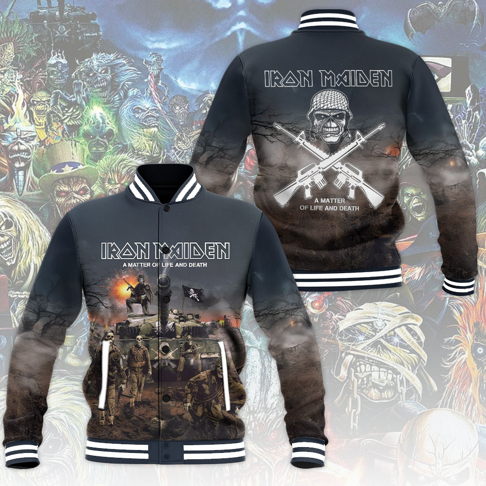 IRON MAIDEN VARISTY JACKET TMTHU636