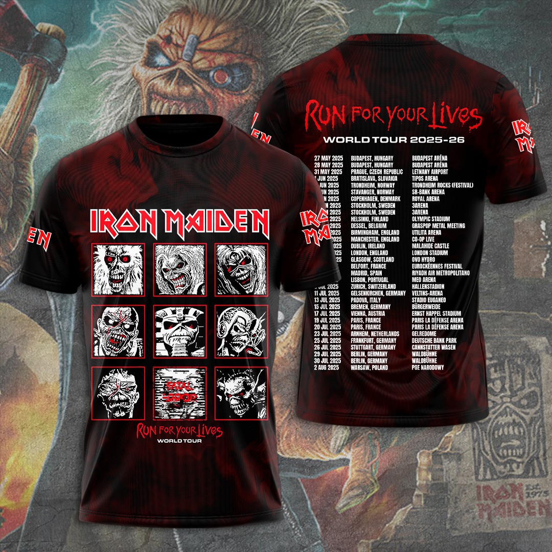 IRON MAIDEN T SHIRT TMTHU253