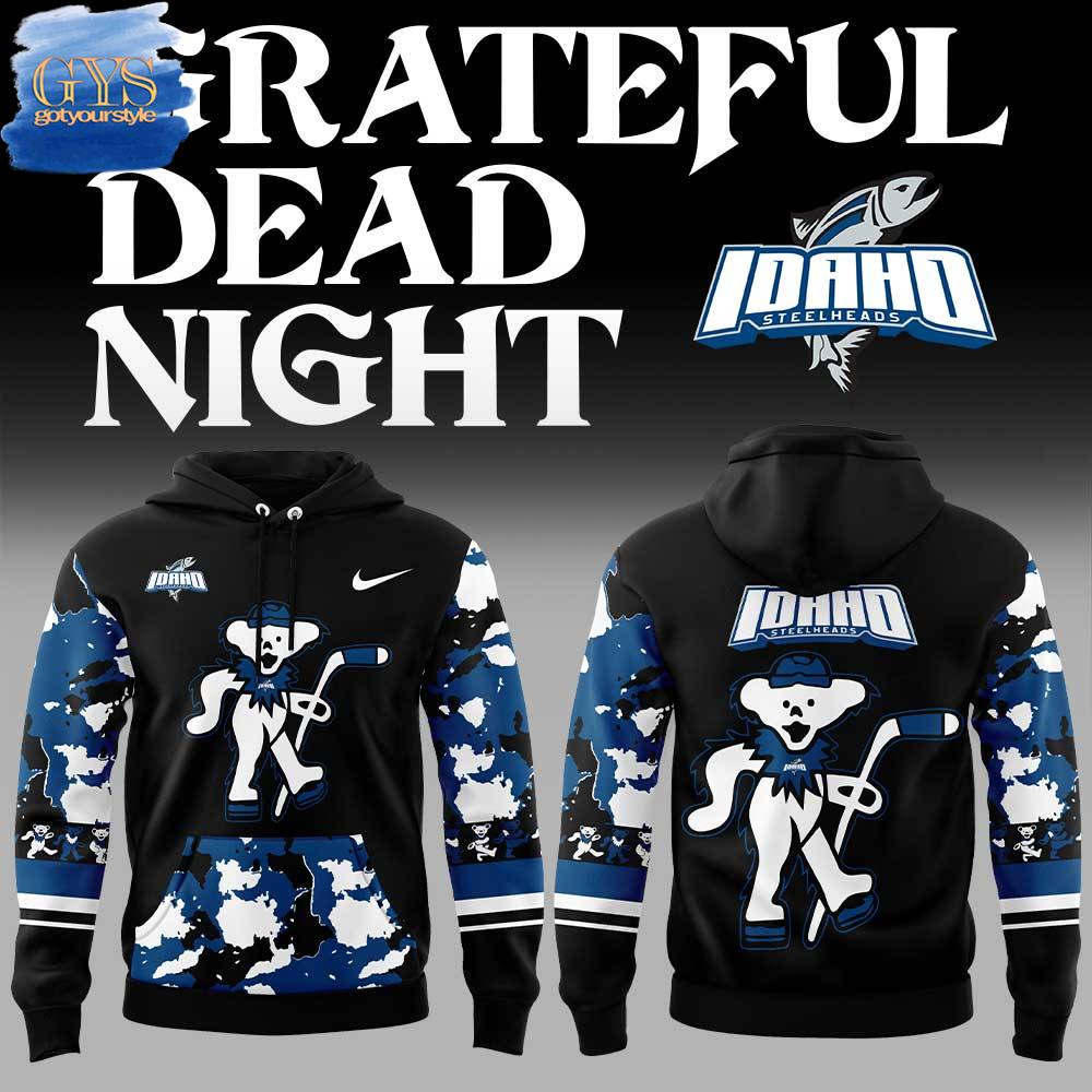 Idaho Steelheads Grateful Dead Night Limited Edition Hoodie 1