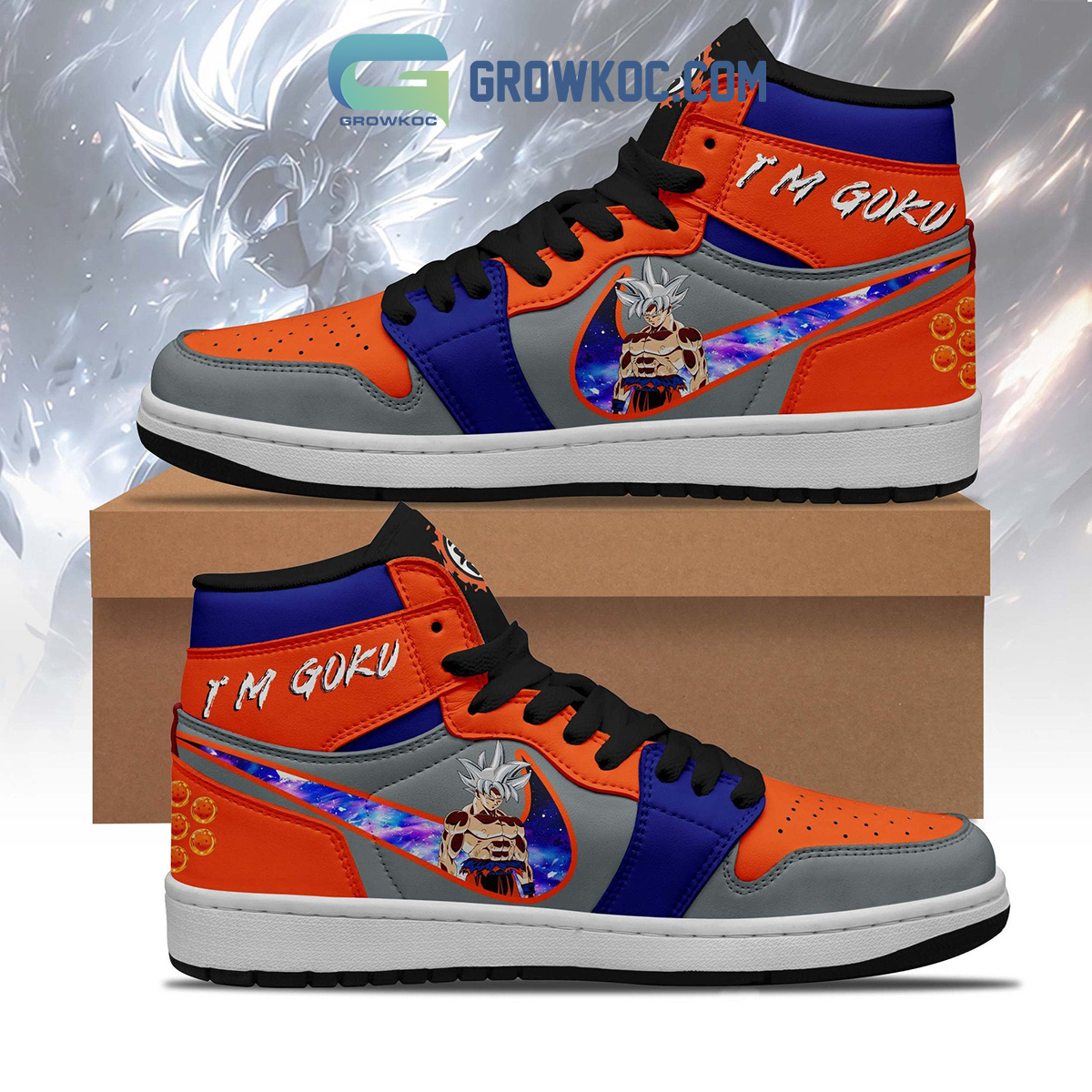 Im Goku Dragon Ball Akira Toriyama Air Jordan 1 Shoes2B1 uq4S0