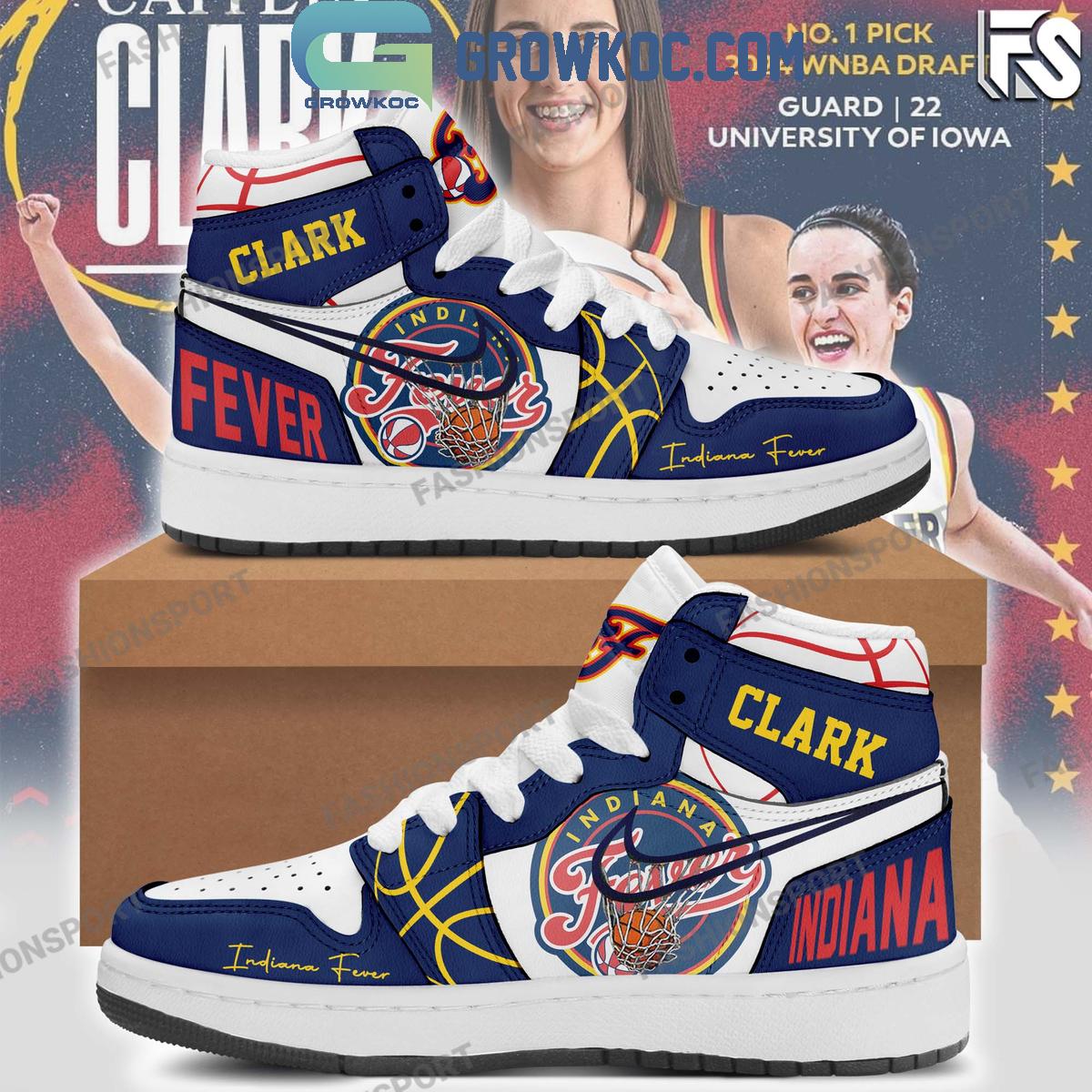 Indiana Fever Caitlin Clark 2024 Air Jordan 1 Shoes 1 Fw3ul