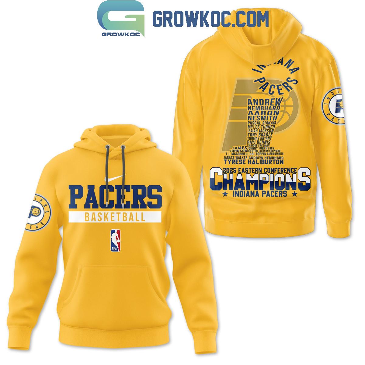 Indiana Pacers 2025 Eastern Conference Champions Hoodie T Shirt 1 h3ZfZ