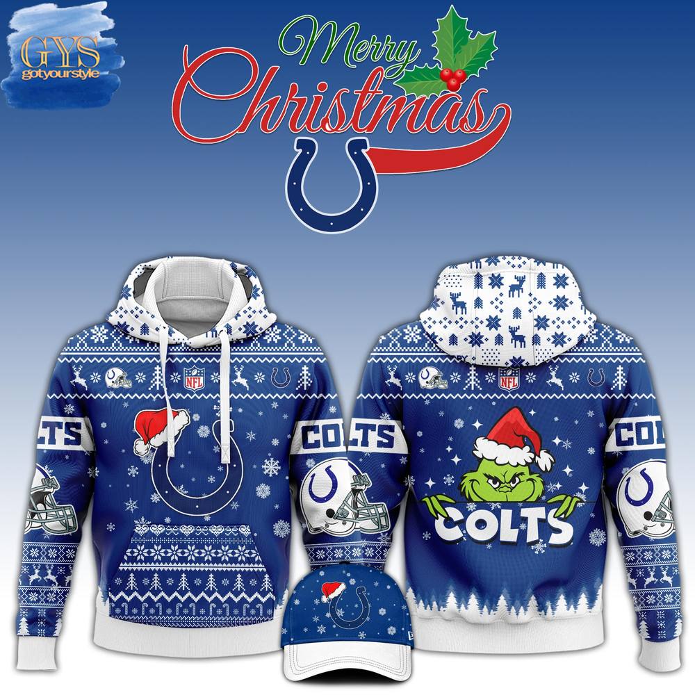 Indianapolis Colts 2024 Christmas Limited Edition Hoodie 1