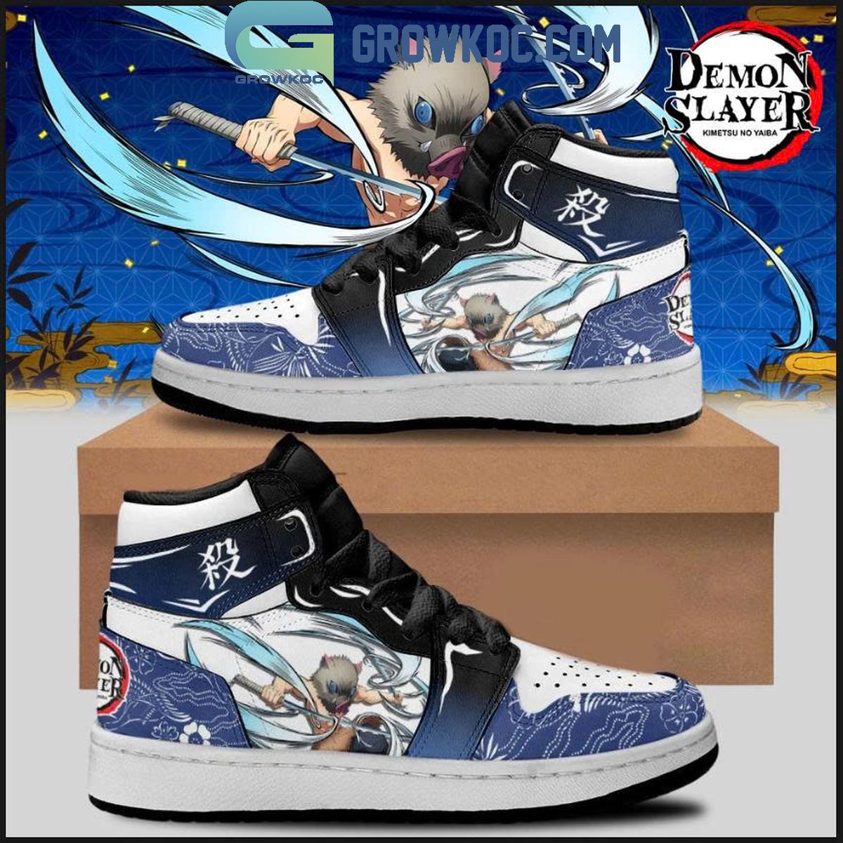 Inosuke Hashibira Demon Slayer Air Jordan 1 Shoes 1 XLJXo
