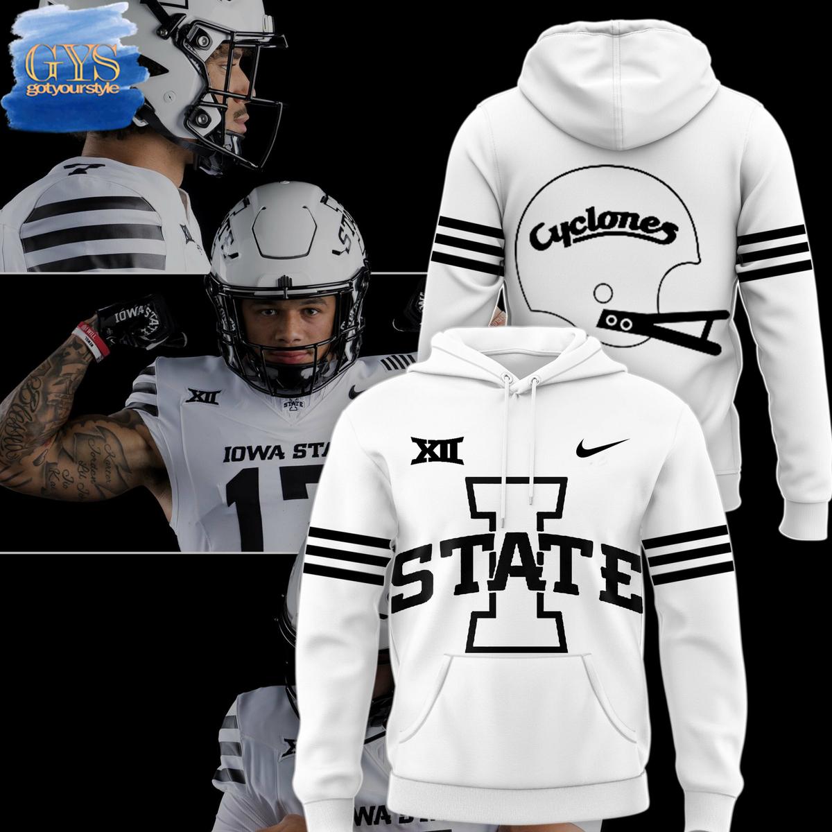 Iowa State Cyclones Whiteout 2024 Limited Edition Hoodie 1