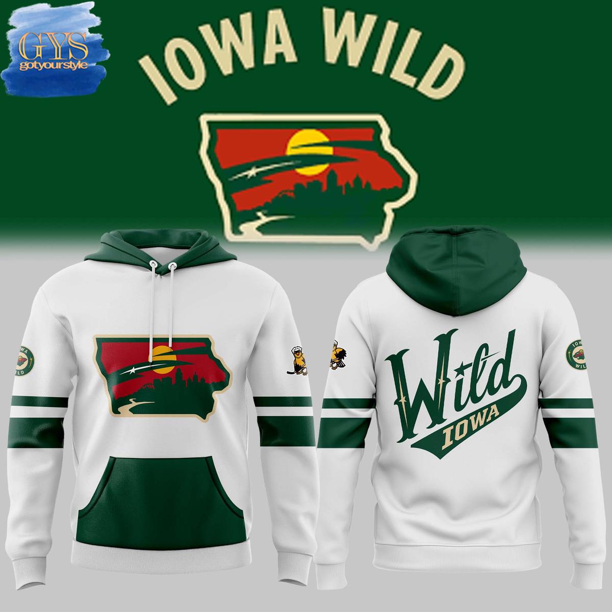 Iowa Wild Iowa Grown Alternate 2024 Limited Edition Hoodie 1