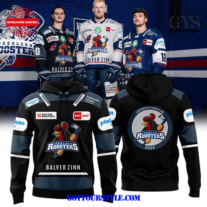 Iserlohn Roosters Balverzinn 2024 Limited Hoodie 1