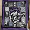 Jack Skellington Blanket Personalized Name Jack Skellington Halloween Blanket Oogie Boogie Gift 0